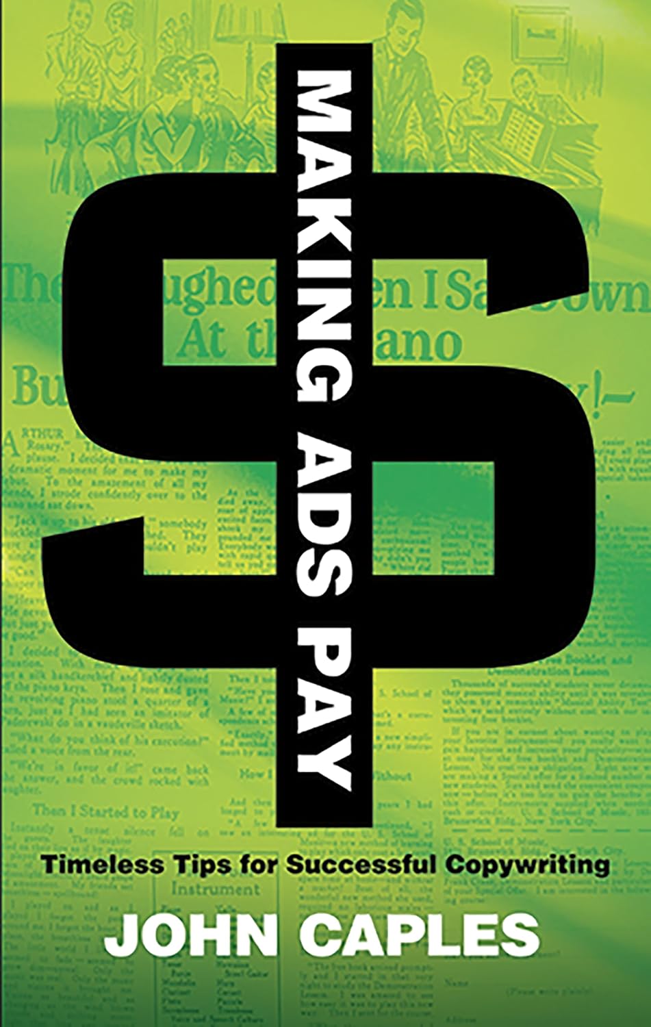 Book cover of 'Making Ads Pay' by John Caples with a green background and black text. Bookish Wonderland helps readers across Bangladesh choose books for everyday reading online with delivery inside and outside Dhaka and a focus on comfortable cream paper and clear printing.