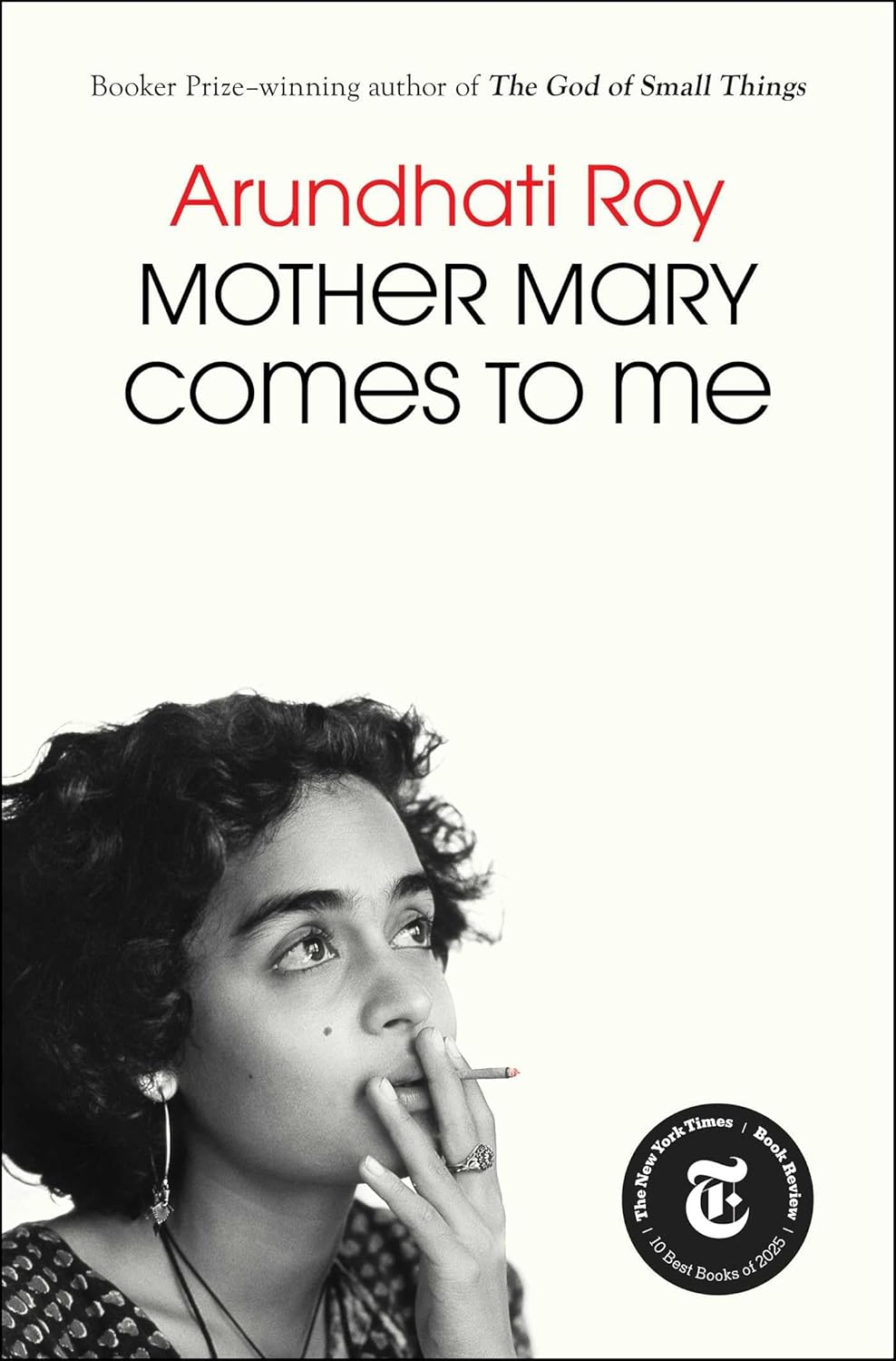 Book cover of 'Mother Mary Comes to Me' by Arundhati Roy with a portrait of a woman on the left. Book buyers across Bangladesh can discover reader-friendly printed books from Bookish Wonderland, combining online ordering with home delivery with comfortable cream paper and clear printing.