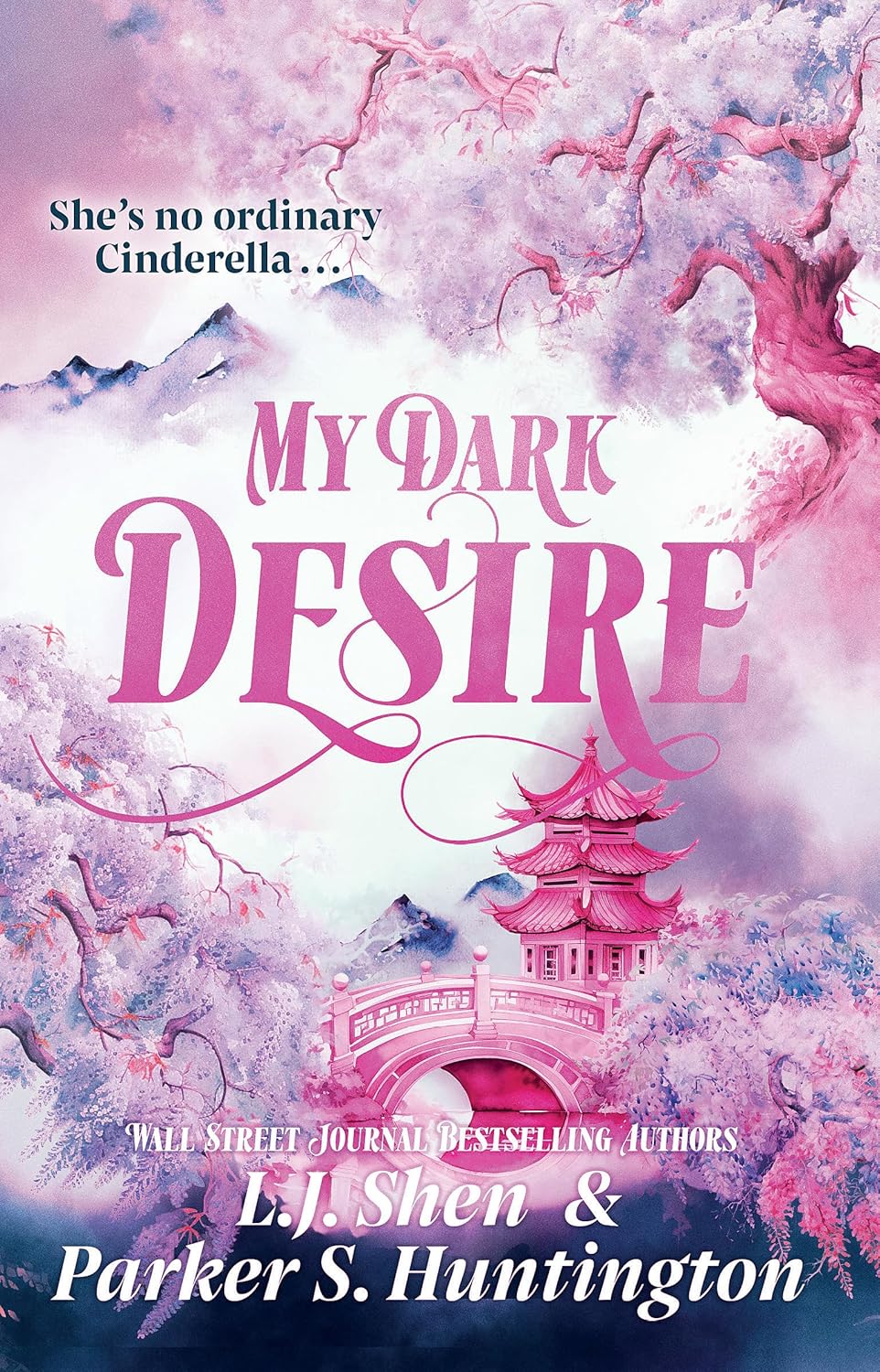 Book cover of 'My Dark Desire' with a pink pagoda and cherry blossoms. Bookish Wonderland provides a convenient way for readers throughout Bangladesh to buy books for study and leisure with Cash on Delivery across Bangladesh and premium eye-soothing cream paper.