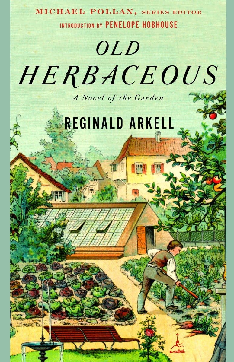 Book cover of 'Old Herbaceous' by Reginald Arkell with a garden scene illustration. Online shoppers throughout Bangladesh can buy reader-friendly printed books at Bookish Wonderland with fast delivery options in Dhaka and editions featuring reader-friendly cream paper.