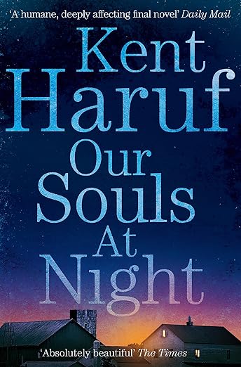 Book cover of 'Our Souls At Night' by Kent Haruf with a night scene and house. Book buyers across Bangladesh can get premium-quality books from Bookish Wonderland, combining online ordering with home delivery with sharp text and durable binding.
