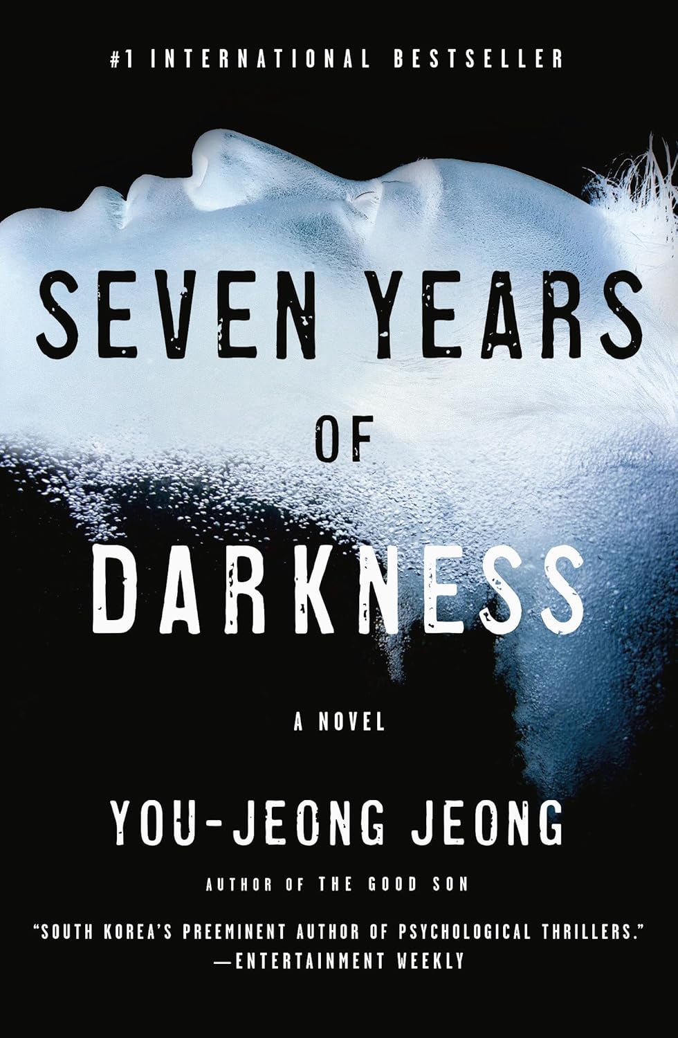 Book cover of 'Seven Years of Darkness' by You-Jeong Jeong with a silhouette of a person underwater. Bookish Wonderland provides a convenient way for readers across Bangladesh to get books for study and leisure with convenient delivery across Bangladesh and durable stitched-and-glue binding.