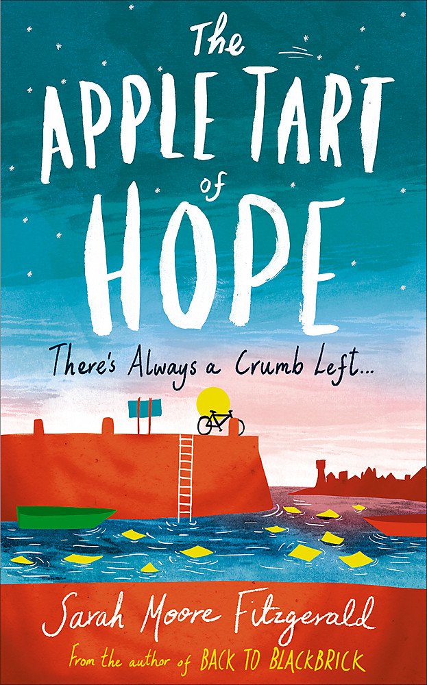 Book cover of 'The Apple Tart of Hope' with a colorful illustration of a boat and sail on a blue background. Book buyers across Bangladesh can choose English books from Bookish Wonderland, combining customer-friendly ordering and delivery with high-quality stitched and glue binding.