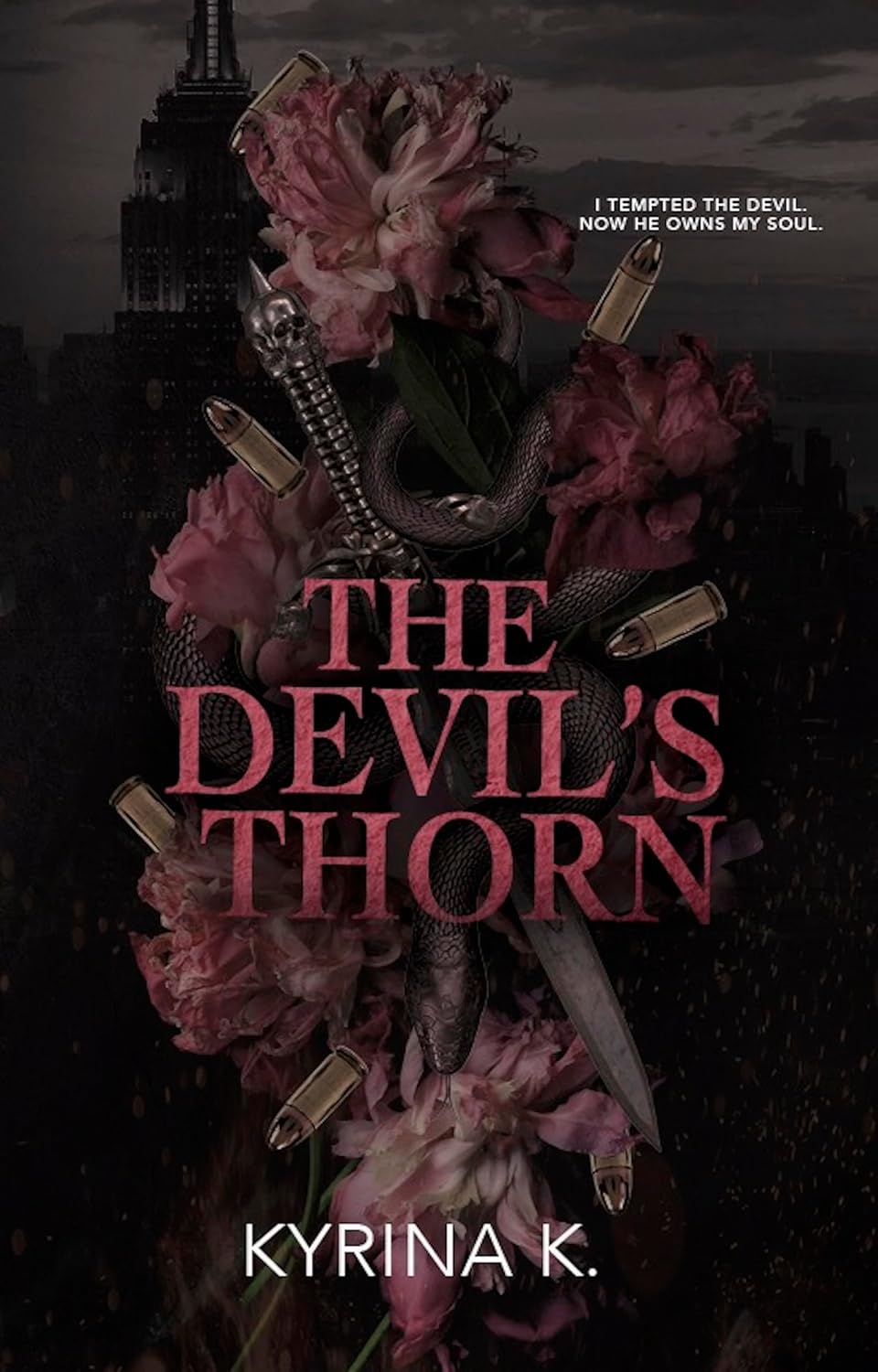 The Devil's Thorn by Kyrina K dark romance novel paperback book with premium print quality and durable binding for romance readers.