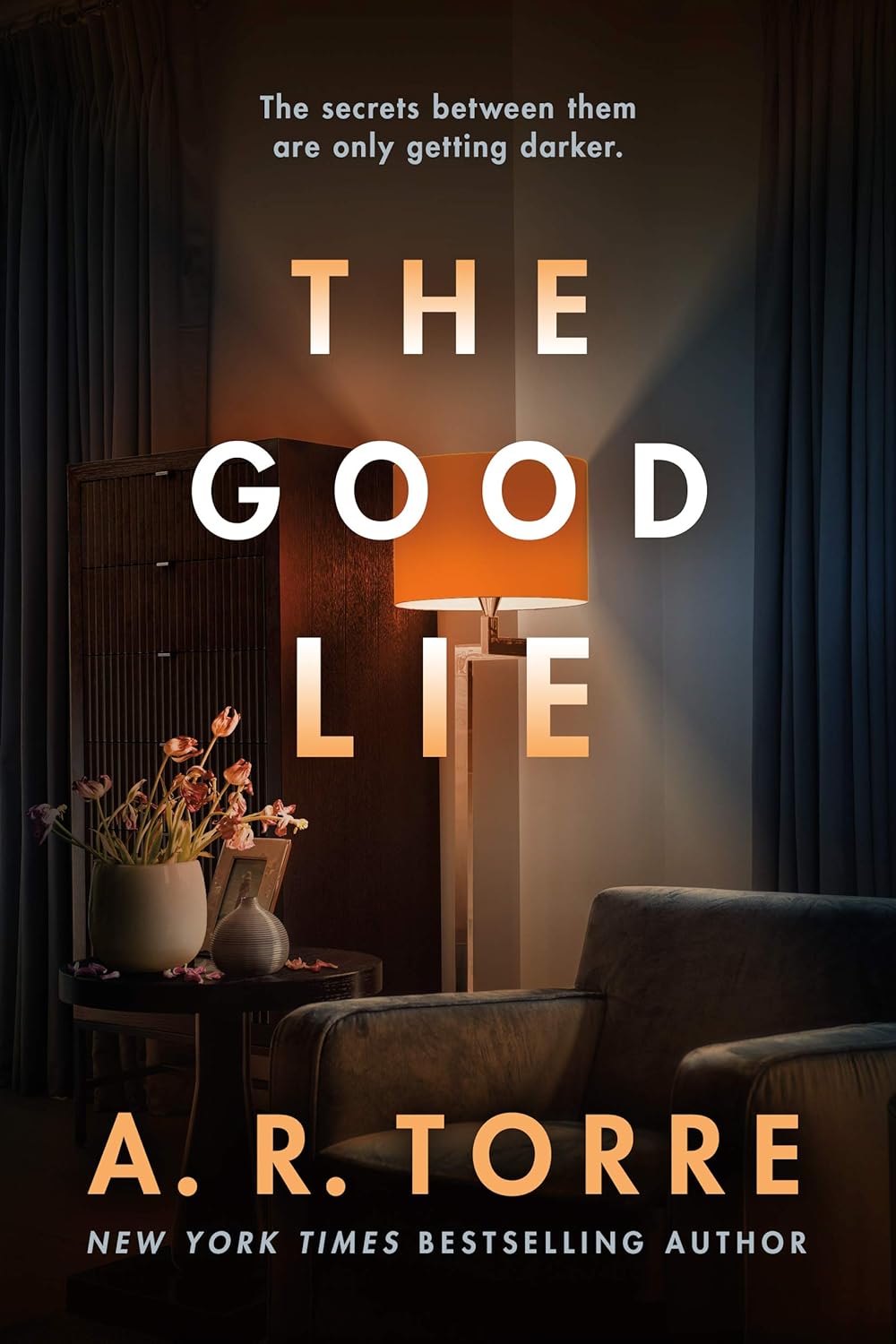 Book cover of 'The Good Lie' with a dimly lit room and text about secrets. For online book buying across Bangladesh, Bookish Wonderland lets readers get books for everyday reading with urgent delivery options in Dhaka and attention to high-quality stitched and glue binding.