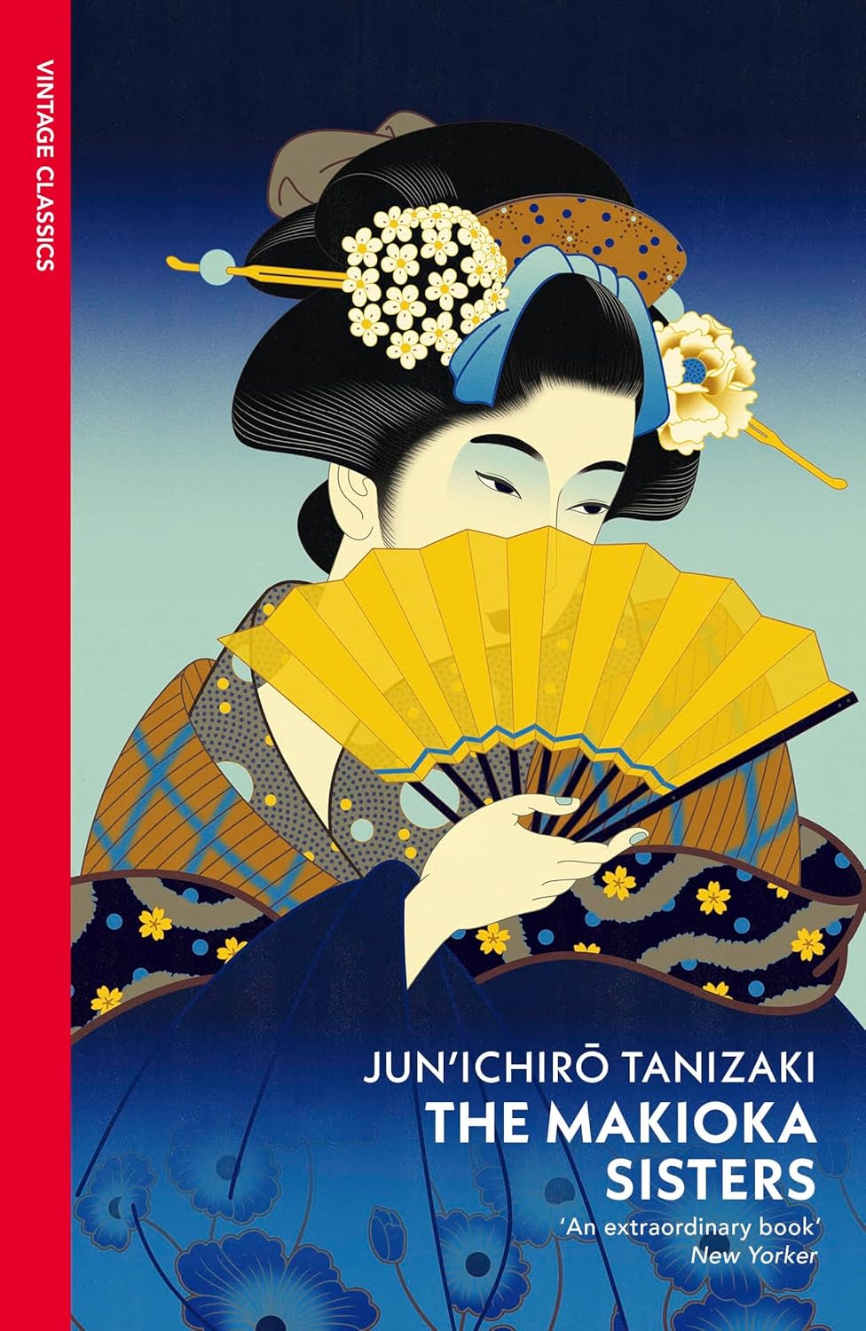 Book cover of 'The Makioka Sisters' with a traditional Japanese illustration on a red background. Bookish Wonderland provides a convenient way for readers across Bangladesh to choose books for study and leisure with urgent delivery options in Dhaka and high-quality stitched and glue binding.