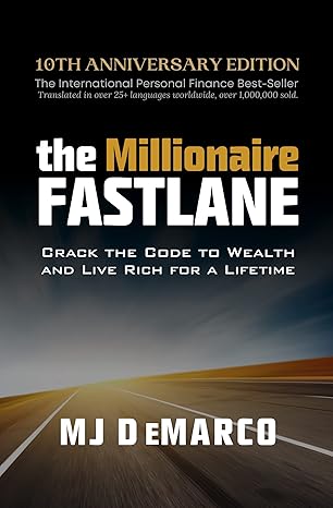 Book cover of 'The Millionaire Fastlane' with a road and sky background. Bookish Wonderland serves readers across Bangladesh with premium-quality books, making it simple to find online through urgent delivery options in Dhaka and reader-friendly cream paper.