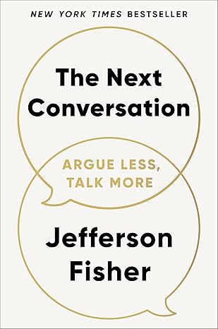 Book cover of 'The Next Conversation' by Jefferson Fisher with speech bubble design on a white background. Bookish Wonderland provides a convenient way for readers across Bangladesh to choose English books with urgent delivery options in Dhaka and clear print with strong binding.