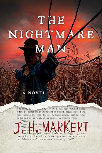 Book cover of 'The Nightmare Man' with a silhouette in a field and red sky. Bookish Wonderland provides a convenient way for readers across Bangladesh to choose reader-friendly printed books with delivery inside and outside Dhaka and durable stitched-and-glue binding.