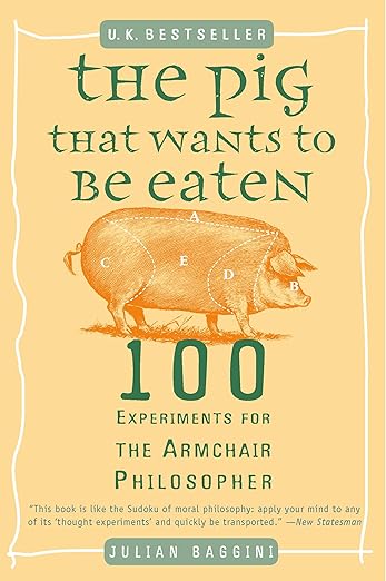 Book cover of 'The Pig That Wants to Be Eaten' with a pig illustration and text on a beige background.Bookish Wonderland helps readers across Bangladesh order quality English books online with fast delivery options in Dhaka and a focus on sharp text and durable binding.