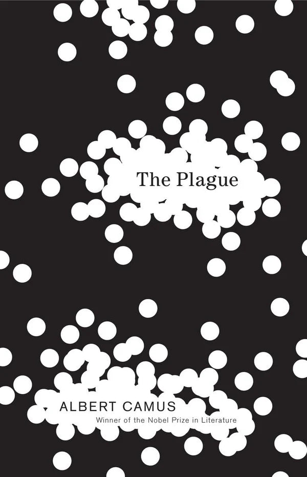 Book cover of 'The Plague' by Albert Camus with white dots on a black background The Plague by Albert Camus. Book buyers across Bangladesh can purchase reader-friendly printed books from Bookish Wonderland, combining nationwide delivery with reader-friendly cream paper.