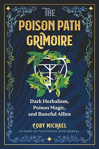 Book cover of 'The Poison Path Grimoire' with herbal design and text on a dark background.Bookish Wonderland helps readers across Bangladesh discover books for study and leisure online with fast delivery options in Dhaka and a focus on sharp text and durable binding.