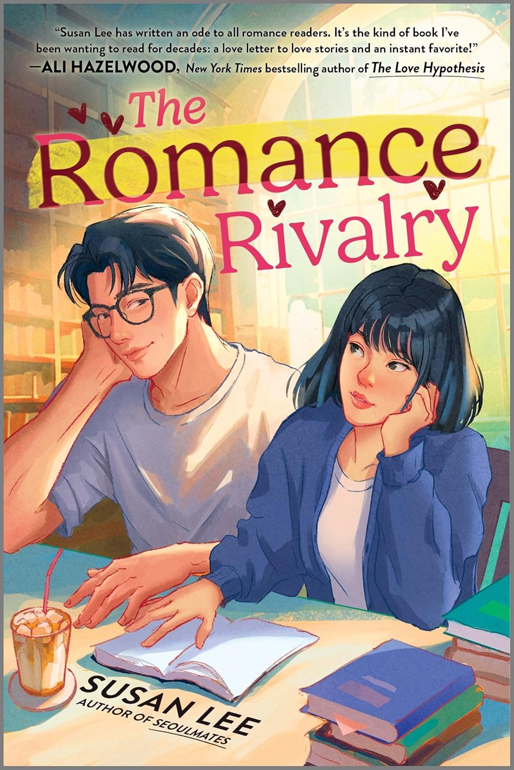 The Romance Rivalry by Susan Lee book cover, a young adult romantic comedy featuring enemies-to-lovers and fake-dating romance, available at Bookish Wonderland Bangladesh.