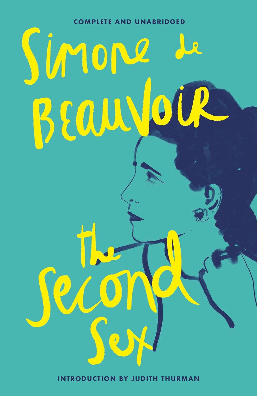 The Second Sex by Simone De Beauvoir English book featuring a classic feminist philosophy work with premium cream paper, clear printing, and durable binding.
