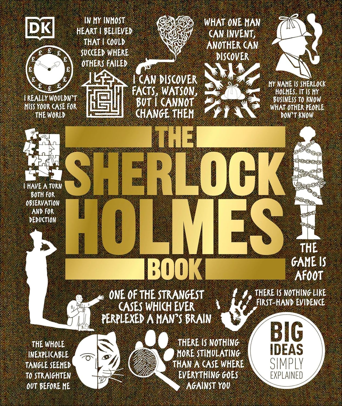 Cover of 'The Sherlock Holmes Book' with text and graphics on a brown background.Bookish Wonderland supports book lovers across Bangladesh who want to shop for English books, offering Cash on Delivery across Bangladesh plus high-quality stitched and glue binding.