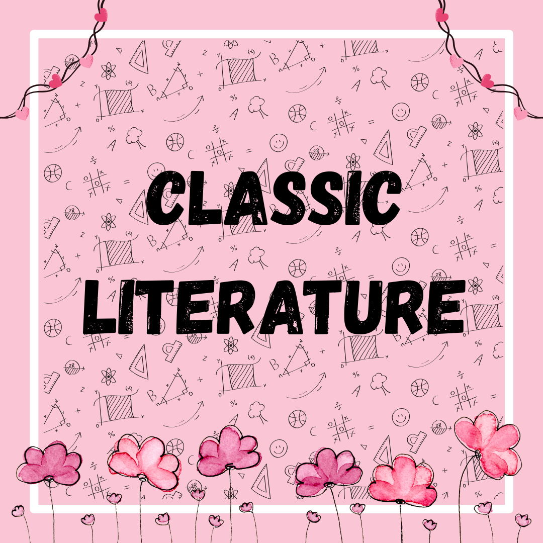 Classic literature books collection by famous authors