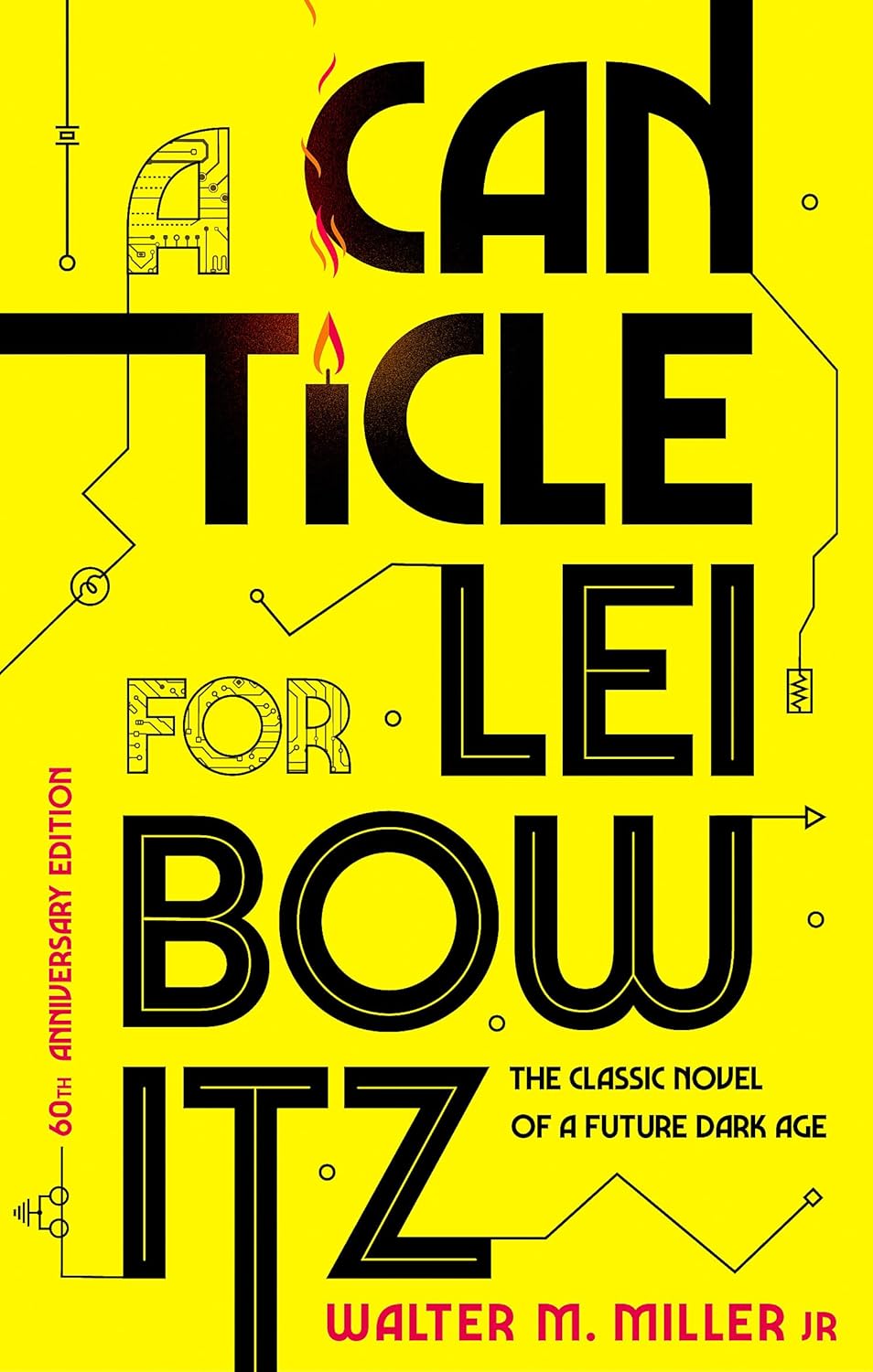 A Canticle for Leibowitz book cover by Walter M. Miller Jr., classic post-apocalyptic science fiction novel about faith and preservation of knowledge