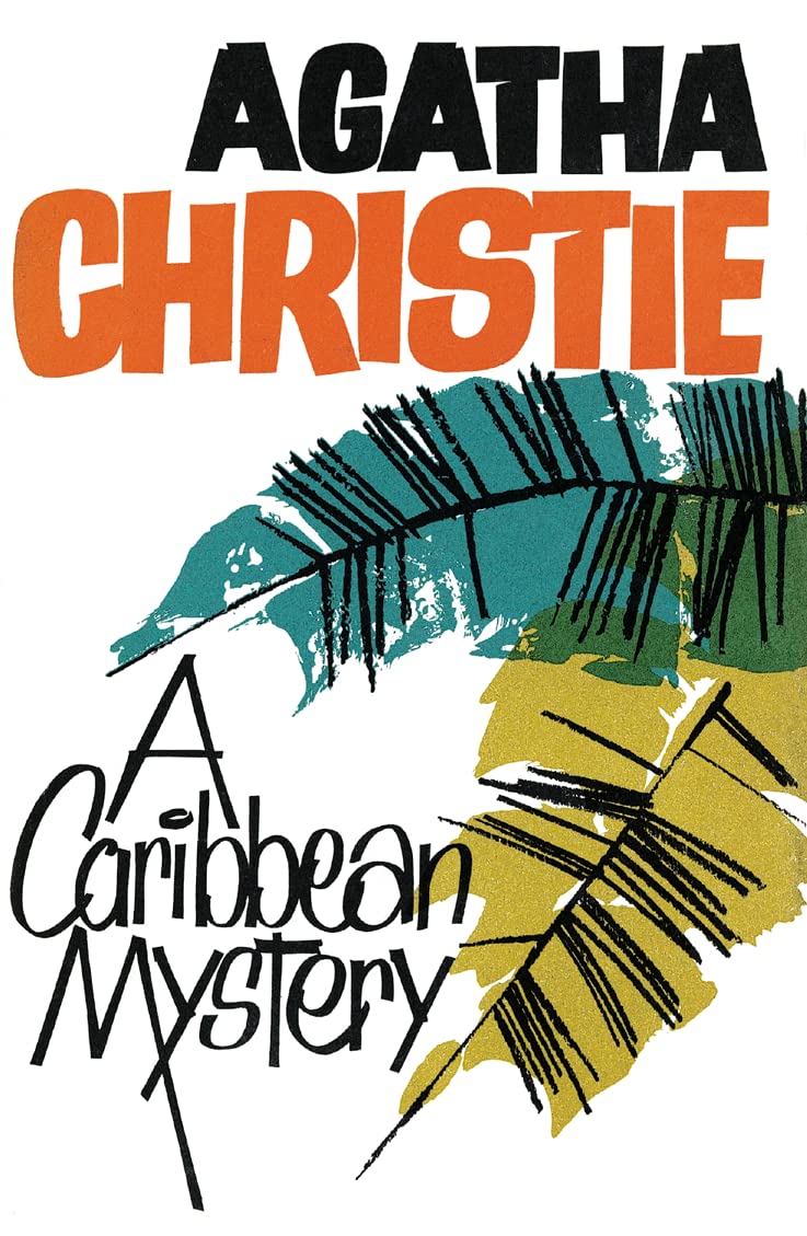 A Caribbean Mystery book cover by Agatha Christie, classic Miss Marple detective mystery set on a Caribbean island