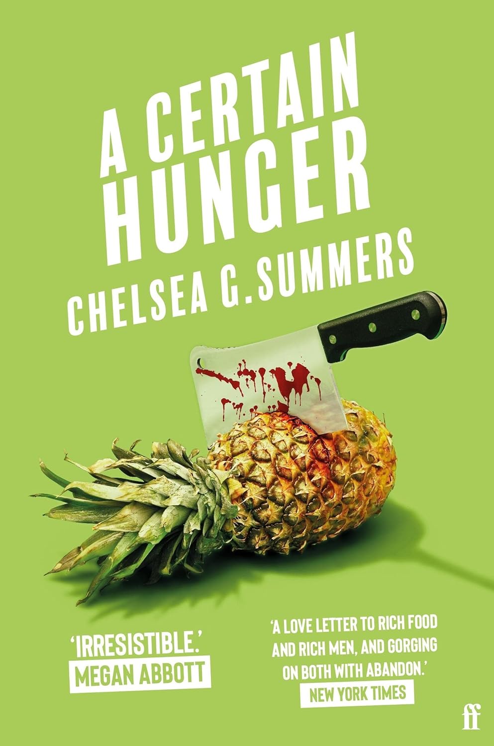 A Certain Hunger book cover by Chelsea G. Summers, dark literary fiction novel with psychological thriller and satire themes