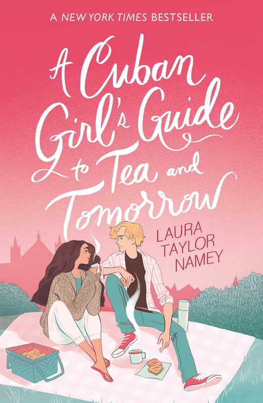 Book cover of 'A Cuban Girl's Guide to Tea and Tomorrow' with a couple sitting on a blanket. available in BD