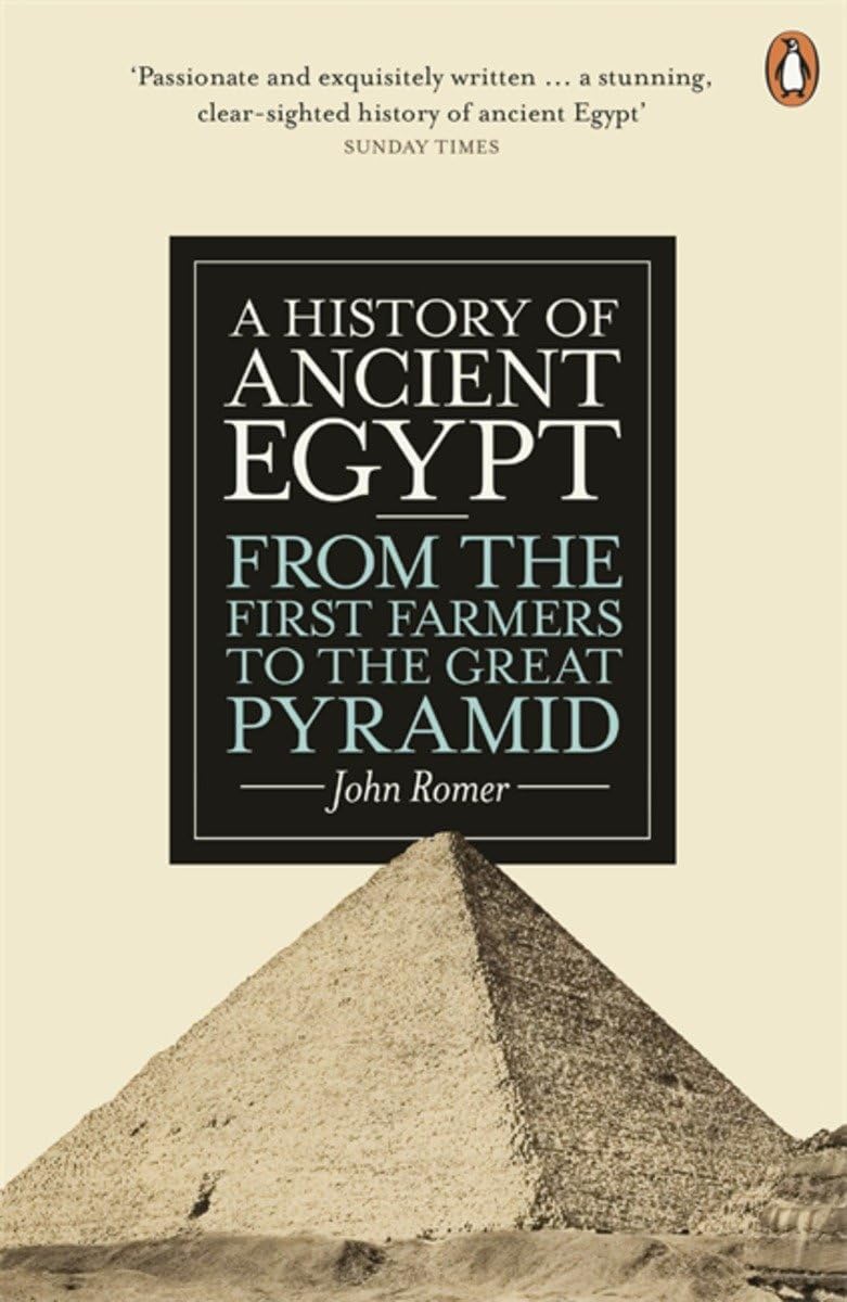 Book cover of 'A History of Ancient Egypt' with a pyramid on a beige background. Bookish Wonderland provides a convenient way for readers across Bangladesh to get premium-quality books with delivery inside and outside Dhaka and comfortable cream paper and clear printing.