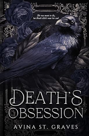 Book cover of 'Death's Obsession' featuring a raven and roses with dark tones. Bookish Wonderland supports book lovers across Bangladesh who want to choose printed English books, offering online ordering with home delivery plus crystal-clear print.