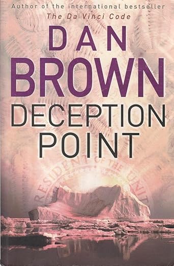 Book cover of 'Deception Point' by Dan Brown with a mystical design. Bookish Wonderland serves readers throughout Bangladesh with printed English books, making it simple to find online through urgent delivery options in Dhaka and durable stitched-and-glue binding.