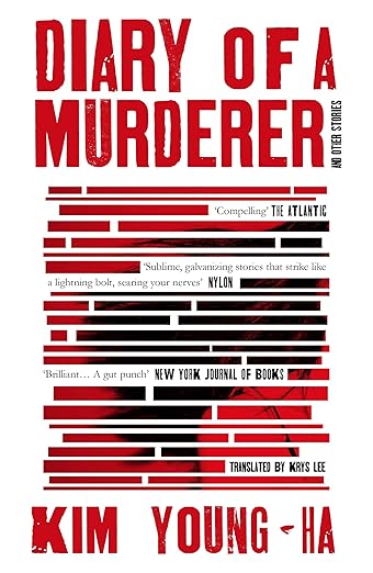 Book cover of 'Diary of a Murderer' with red and black text on a white background. Bookish Wonderland serves readers across Bangladesh with books for study and leisure, making it simple to purchase online through customer-friendly ordering and delivery and clear print with strong binding.