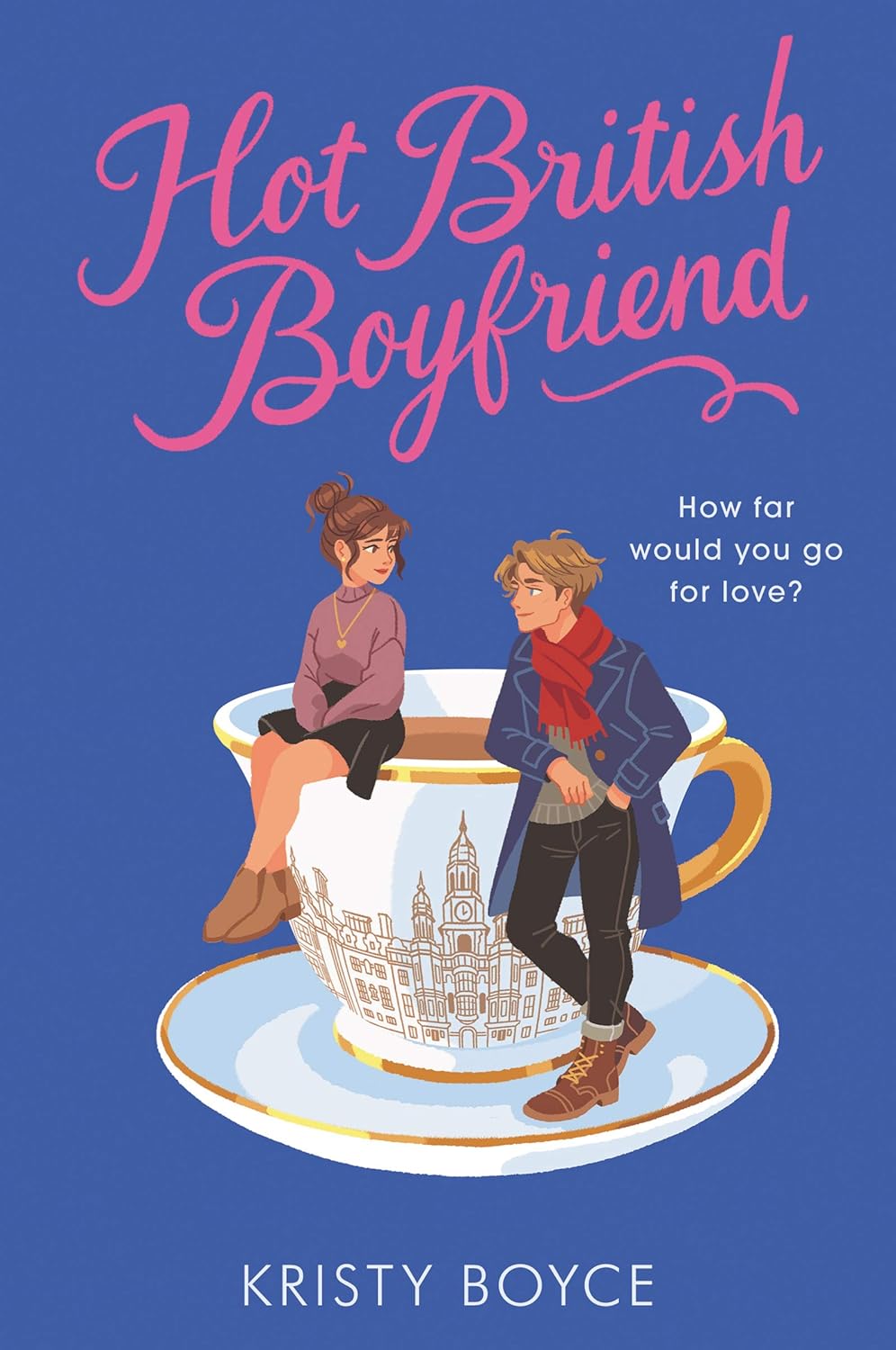 Book cover of 'Hot British Boyfriend' with illustration of two people on a teacup and saucer. Bookish Wonderland serves readers across Bangladesh with durable printed books, making it simple to find online through customer-friendly ordering and delivery and durable stitched-and-glue binding.