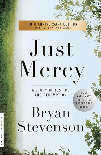 Book cover of 'Just Mercy' by Bryan Stevenson with a natural background. Book buyers across Bangladesh can find premium-quality books from Bookish Wonderland, combining nationwide delivery with high-quality stitched and glue binding.