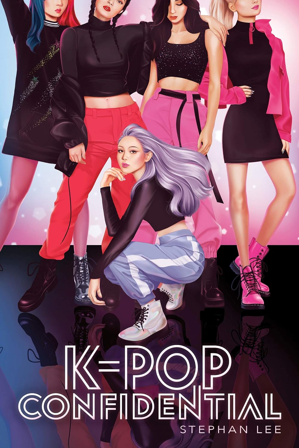 Promotional poster for 'K-Pop Confidential' with four women in stylish outfits. Online shoppers across Bangladesh can purchase printed English books at Bookish Wonderland with convenient delivery across Bangladesh and editions featuring premium eye-soothing cream paper.
