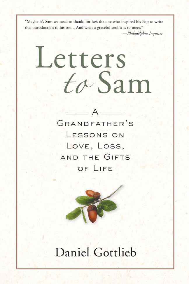 Book cover of 'Letters to Sam' by Daniel Gottlieb with a branch and acorns illustration. Bookish Wonderland provides a convenient way for readers across Bangladesh to get English books with nationwide delivery and clear print with strong binding.