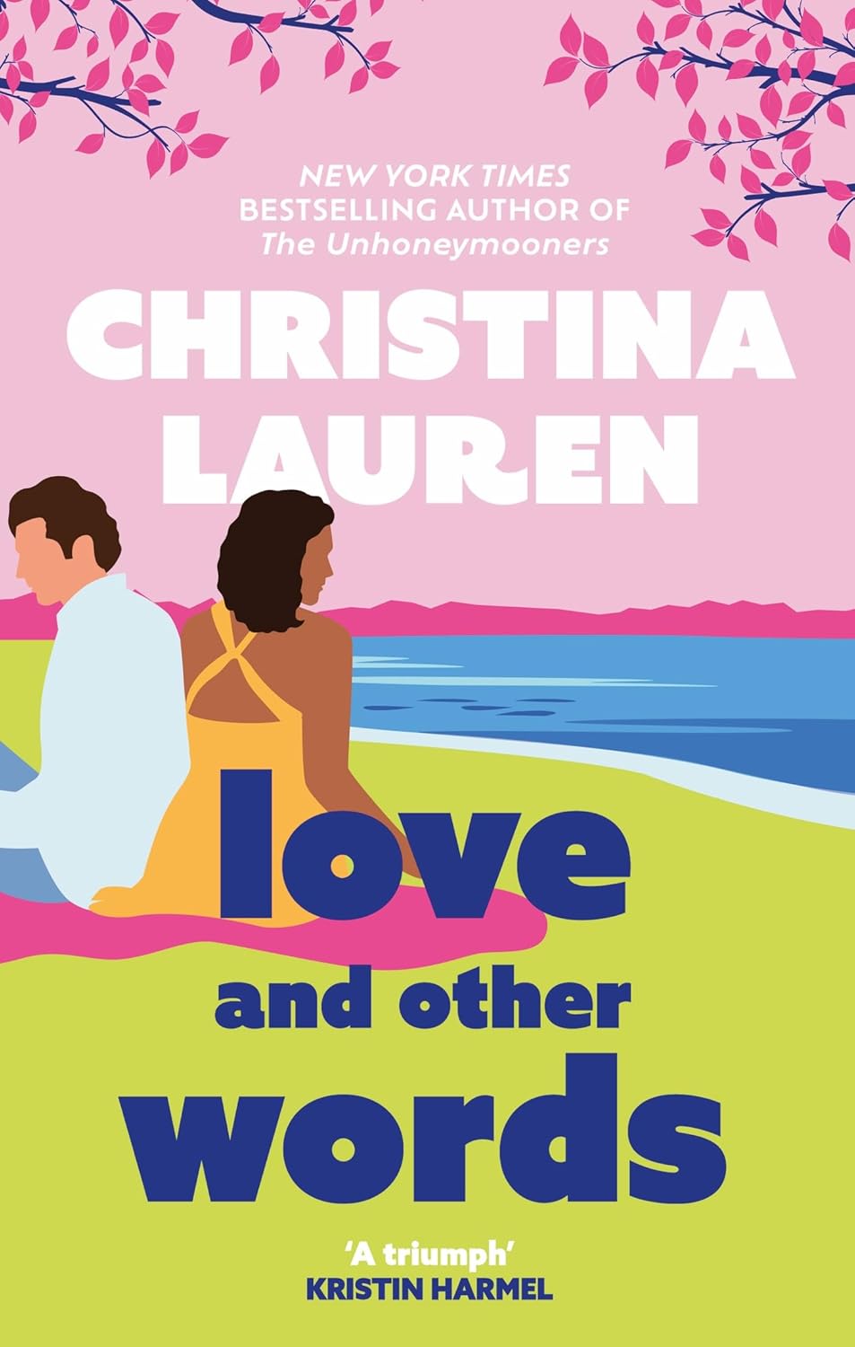 Book cover of 'Love and Other Words' by Christina Lauren with a couple on a beach. Online shoppers across Bangladesh can discover premium-quality books at Bookish Wonderland with Cash on Delivery across Bangladesh and editions featuring comfortable cream paper and clear printing.