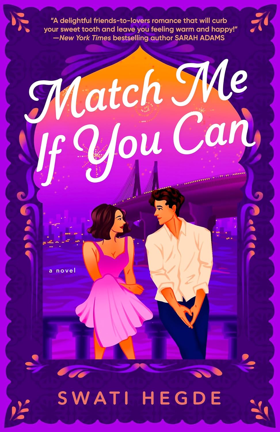 Book cover of 'Match Me If You Can' by Swati Hegde with a couple in front of a purple building. Book buyers across Bangladesh can discover books for study and leisure from Bookish Wonderland, combining convenient delivery across Bangladesh with sharp text and durable binding.