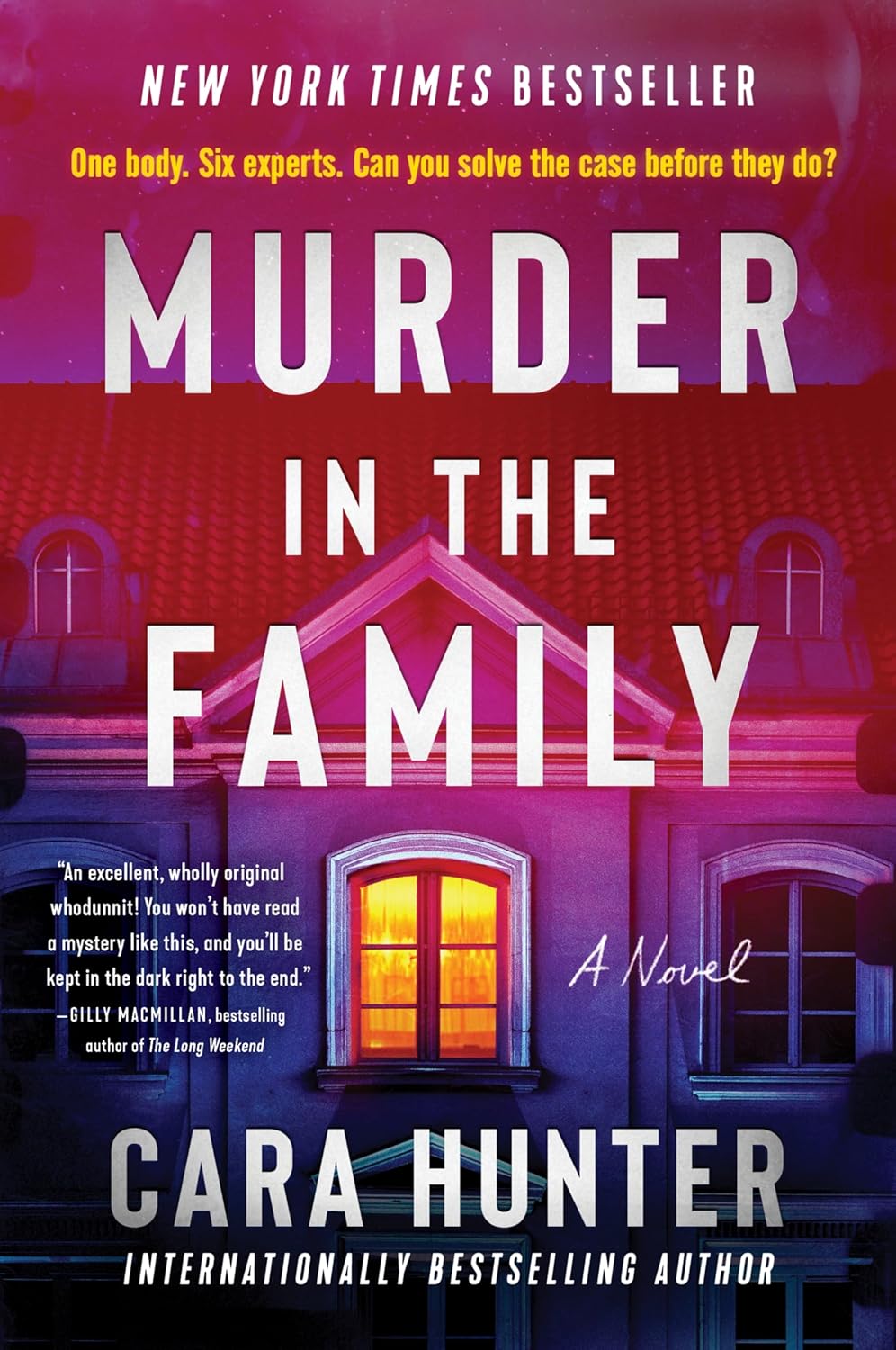 Book cover of 'Murder in the Family' with a house and window on a red background. Readers across Bangladesh can discover durable printed books from Bookish Wonderland with customer-friendly ordering and delivery, while enjoying crystal-clear print.