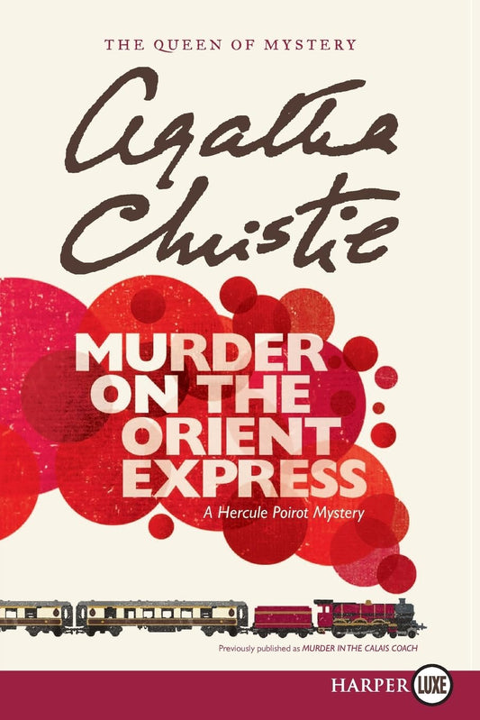 Book cover of 'Murder on the Orient Express' by Agatha Christie with red and white design. Best price in Bangladesh.
