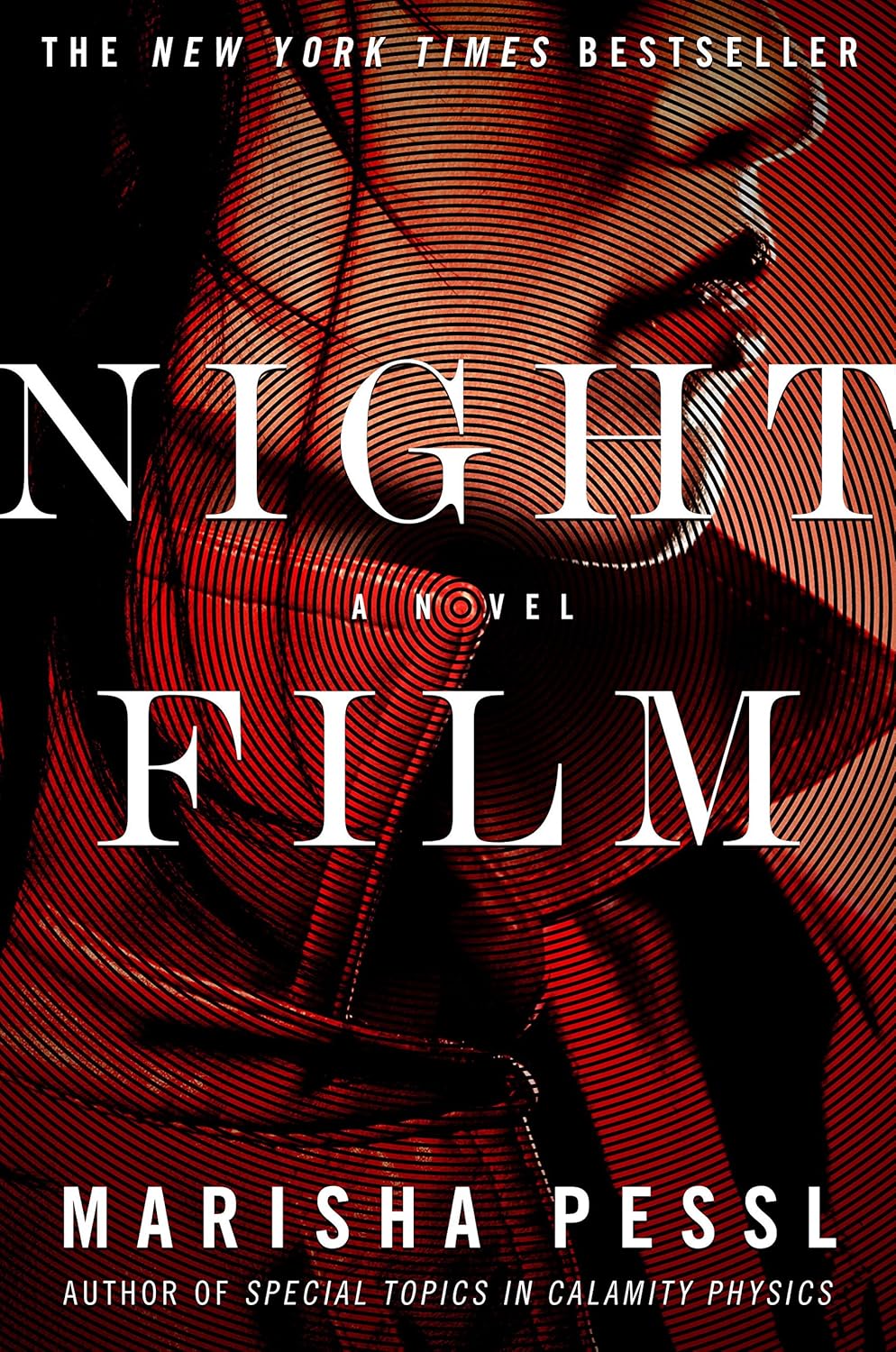 Book cover of 'Night Film' by Marisha Pessl with a stylized face design. Book buyers across Bangladesh can choose English books from Bookish Wonderland, combining nationwide delivery with comfortable cream paper and clear printing.
