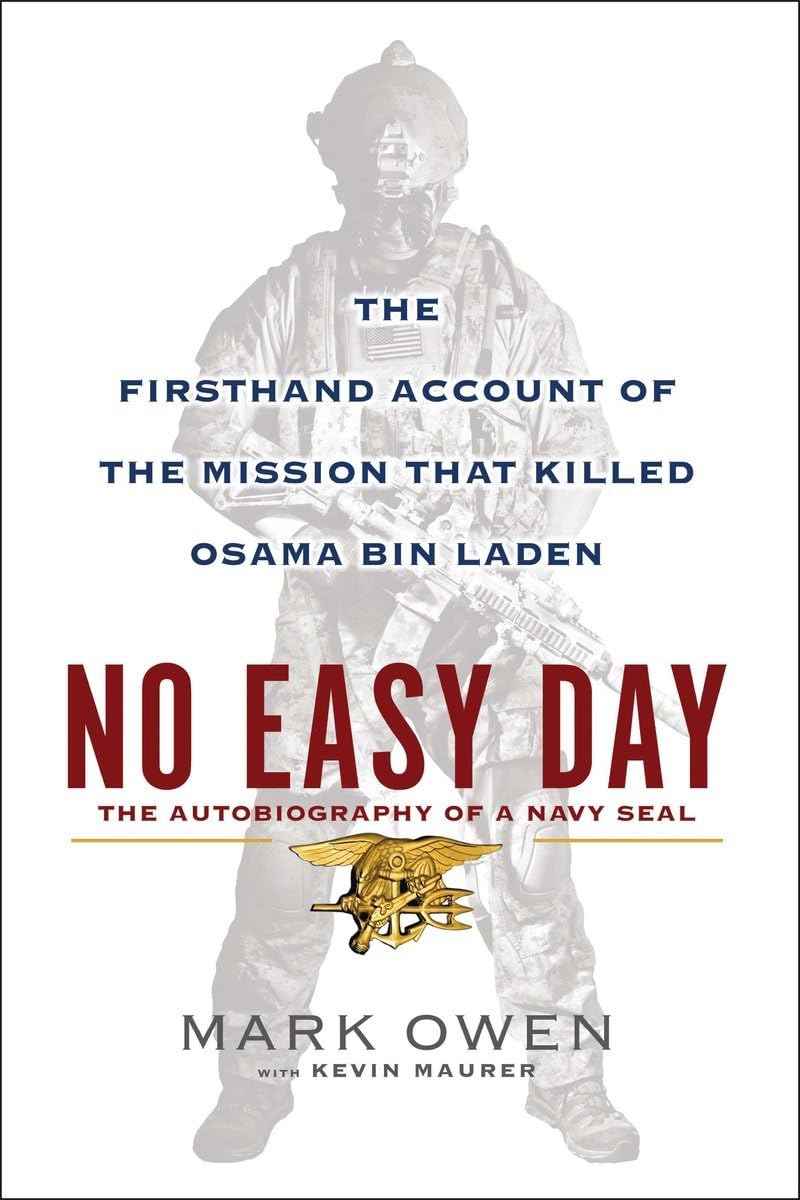 Book cover of 'No Easy Day' with a silhouette of a Navy SEAL and text about Osama Bin Laden. Bookish Wonderland supports book lovers across Bangladesh who want to purchase books for everyday reading, offering nationwide delivery plus sharp text and durable binding.