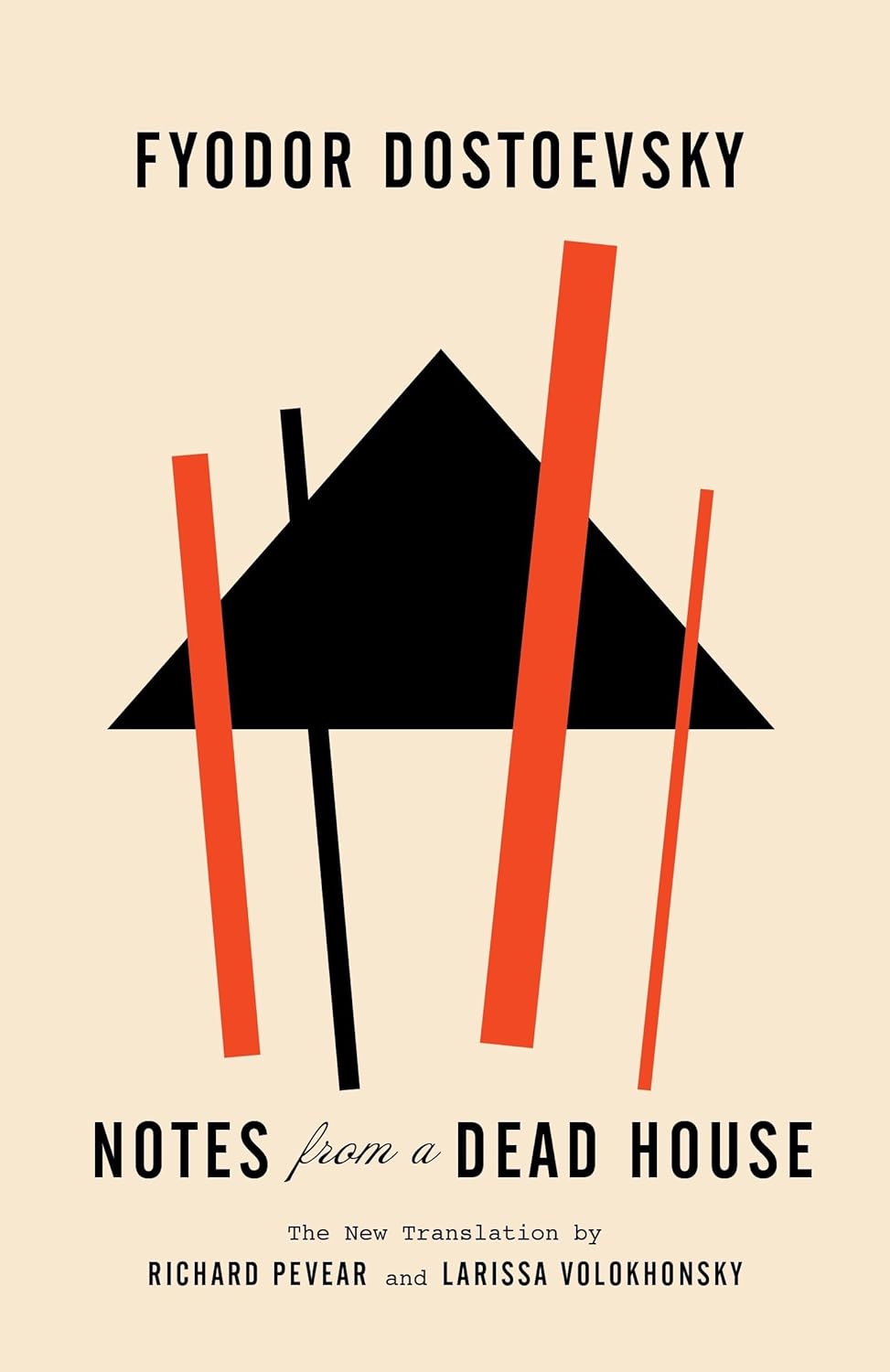 Book cover of 'Notes from a Dead House' by Fyodor Dostoevsky with geometric design elements. Bookish Wonderland helps readers across Bangladesh find durable printed books online with fast delivery options in Dhaka and a focus on clear print with strong binding.