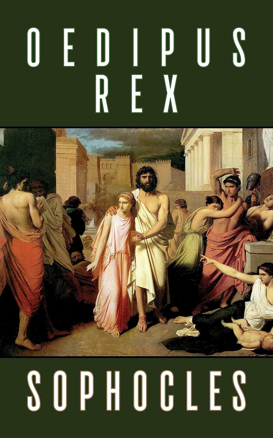 Book cover of 'Oedipus Rex' by Sophocles with classical scene illustration. For customers across Bangladesh, Bookish Wonderland makes it easier to order durable printed books through nationwide delivery and reader-friendly cream paper.