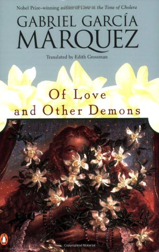 Book cover of 'Of Love and Other Demons' by Gabriel García Márquez with a woman holding flowers. For customers across Bangladesh, Bookish Wonderland makes it easier to order durable printed books through online ordering with home delivery and clear print with strong binding.