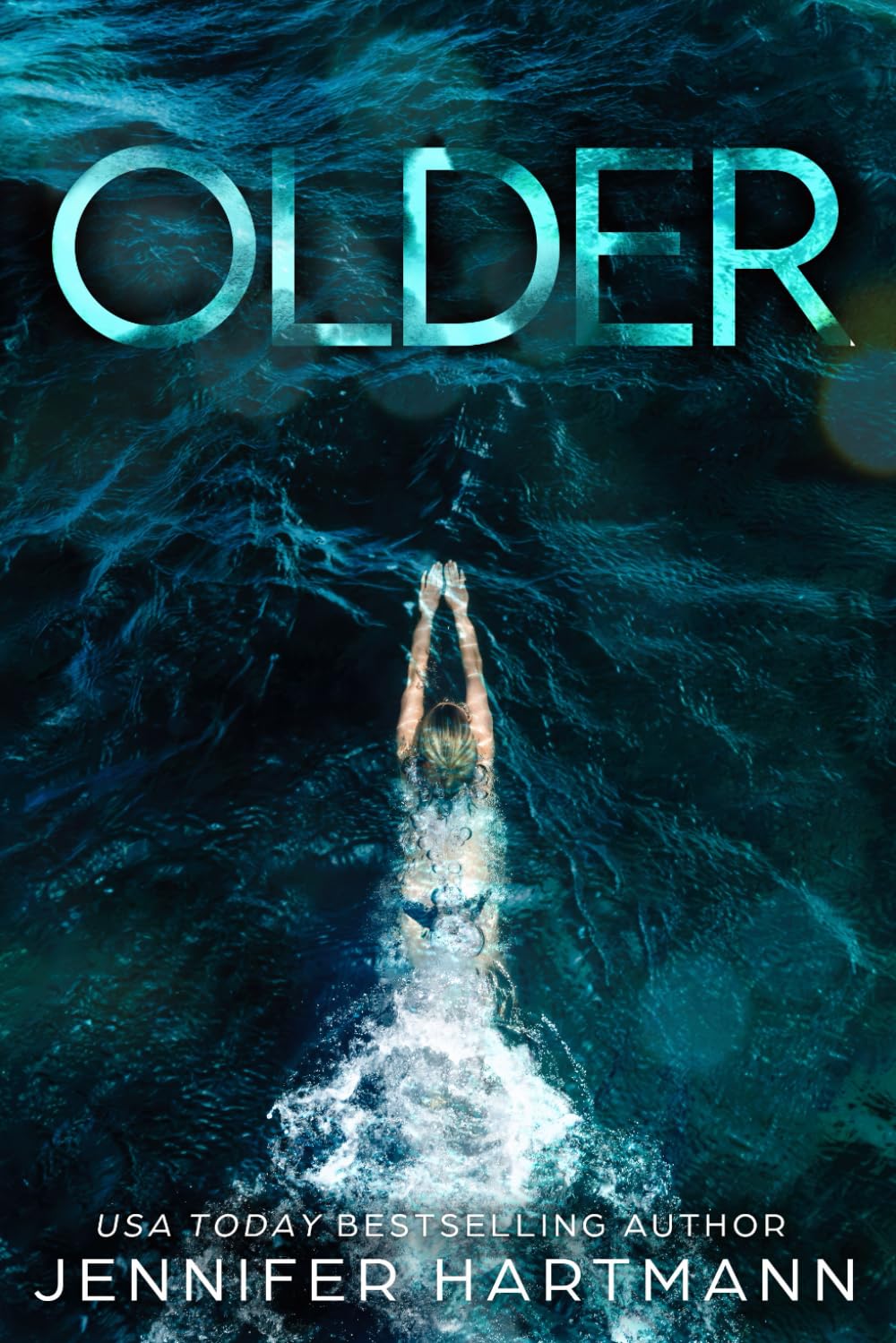 Book cover of 'Older' by Jennifer Hartmann with a person swimming in dark water. Readers across Bangladesh can discover books for everyday reading from Bookish Wonderland with online ordering with home delivery, while enjoying reader-friendly cream paper.