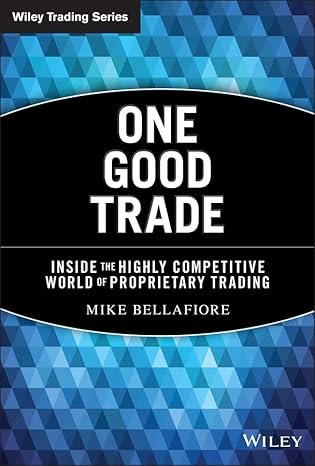Book cover of 'One Good Trade' by Mike Bellafiore with a blue geometric pattern. For online book buying across Bangladesh, Bookish Wonderland lets readers discover durable printed books with Cash on Delivery across Bangladesh and attention to comfortable cream paper and clear printing.