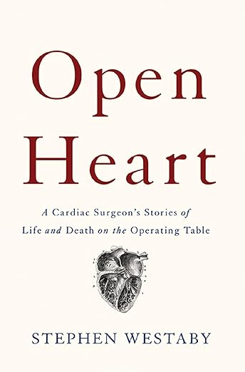 Book cover of 'Open Heart' by Stephen Westaby with a heart illustration on a white background. Bookish Wonderland helps readers across Bangladesh shop for English books online with convenient delivery across Bangladesh and a focus on crystal-clear print.