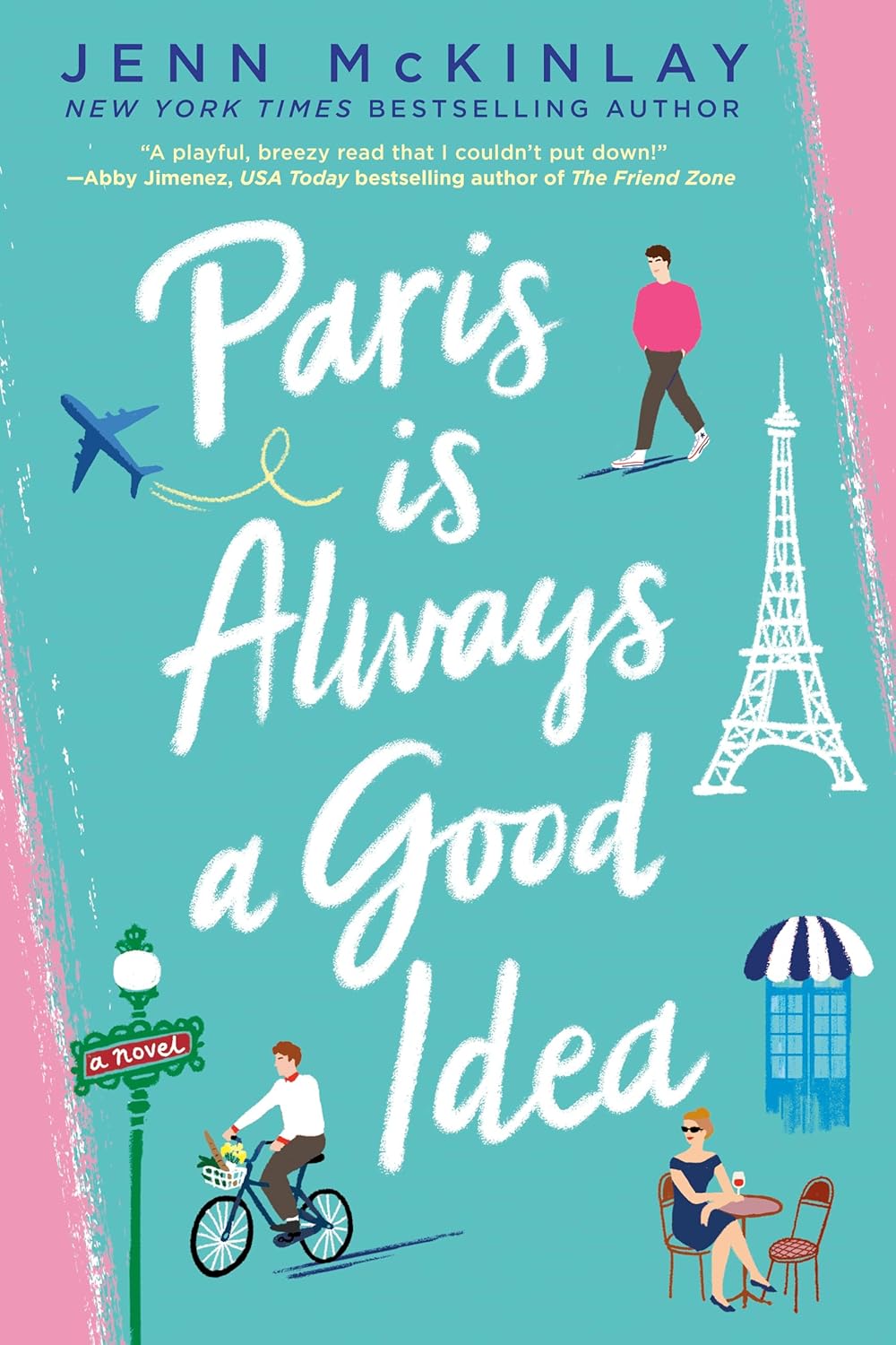 Book cover of 'Paris is Always a Good Idea' with illustrations of people in Paris and text by Jenn McKinlay. Online shoppers across Bangladesh can find books for study and leisure at Bookish Wonderland with online ordering with home delivery and editions featuring comfortable cream paper and clear printing.