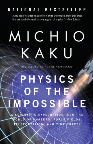 Book cover of 'Physics of the Impossible' by Michio Kaku with a futuristic design. Online shoppers across Bangladesh can choose English books at Bookish Wonderland with urgent delivery options in Dhaka and editions featuring clear print with strong binding.