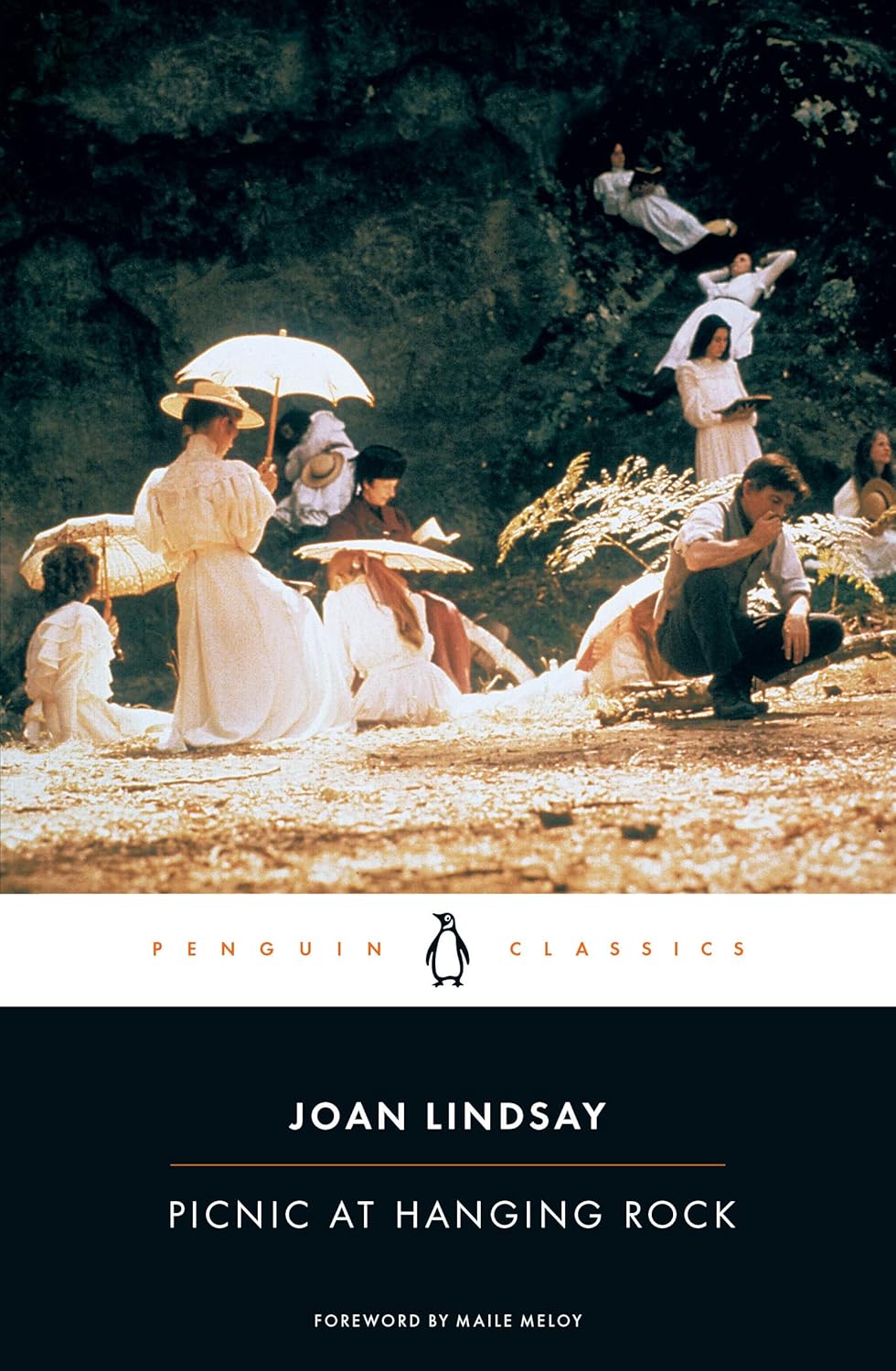 Book cover of 'Picnic at Hanging Rock' by Joan Lindsay with a vintage scene illustration. For online book buying throughout Bangladesh, Bookish Wonderland lets readers shop for books for study and leisure with fast delivery options in Dhaka and attention to reader-friendly cream paper.
