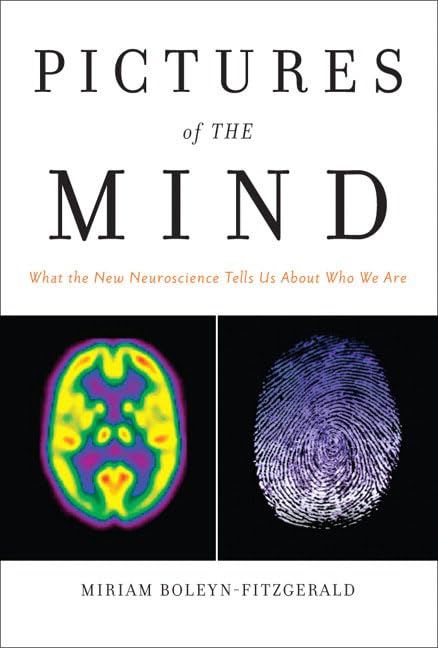 Book cover of 'Pictures of the Mind' with brain scan and fingerprint illustration. For online book buying throughout Bangladesh, Bookish Wonderland lets readers buy printed English books with customer-friendly ordering and delivery and attention to comfortable cream paper and clear printing.