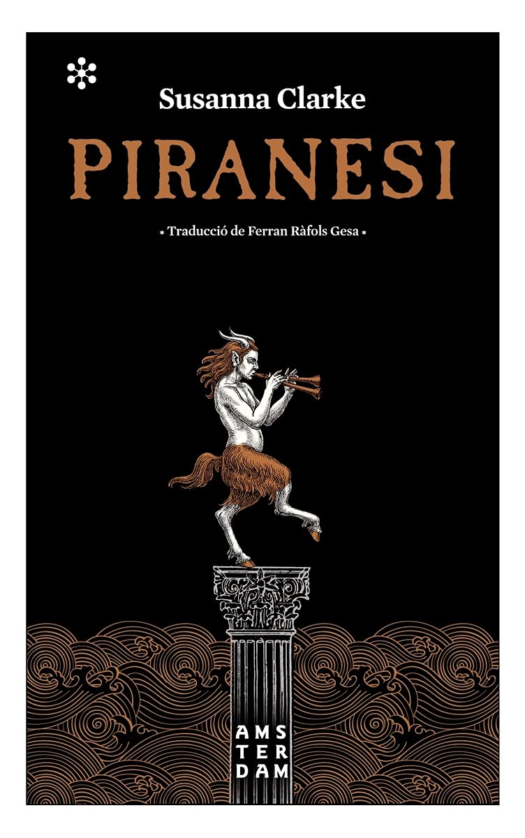 Book cover of 'Piranesi' by Susanna Clarke with a stylized illustration on a black background. For online book buying across Bangladesh, Bookish Wonderland lets readers purchase premium-quality books with nationwide delivery and attention to durable stitched-and-glue binding.