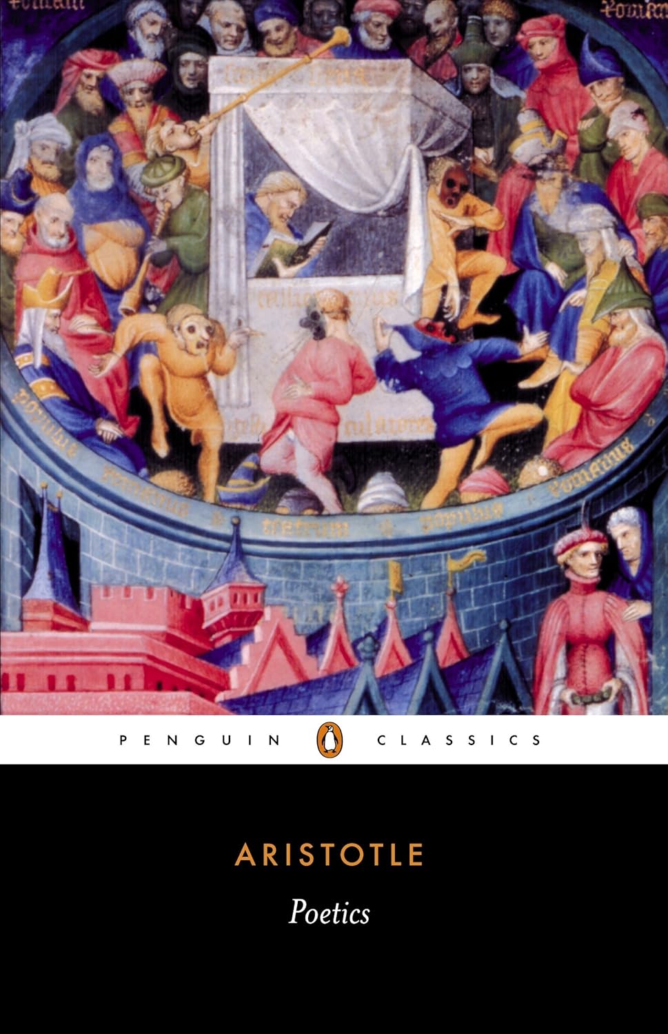 Book cover of 'Poetics' by Aristotle with classical illustration on the cover. For online book buying across Bangladesh, Bookish Wonderland lets readers choose reader-friendly printed books with fast delivery options in Dhaka and attention to sharp text and durable binding.